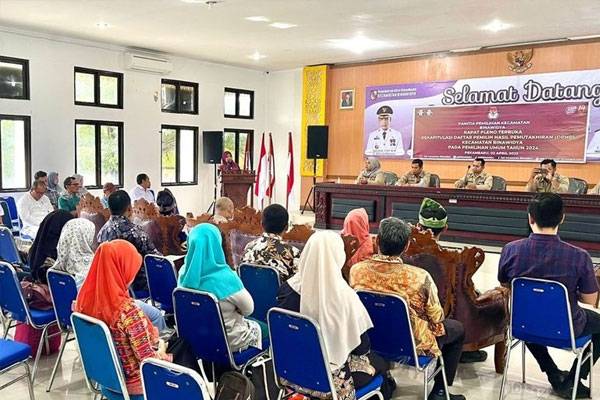 Camat Hadiri Rapat Pleno Terbuka Rekapitulasi DPHP Pemilu 2024