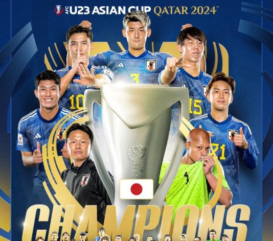 Cetak Gol Telat, Timnas Jepang Juara Piala Asia U-23 2024