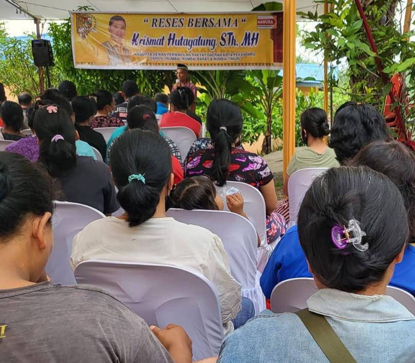 Krismat Hutagalung Reses Di Palas Warga Sampaikan Keluhan Soal