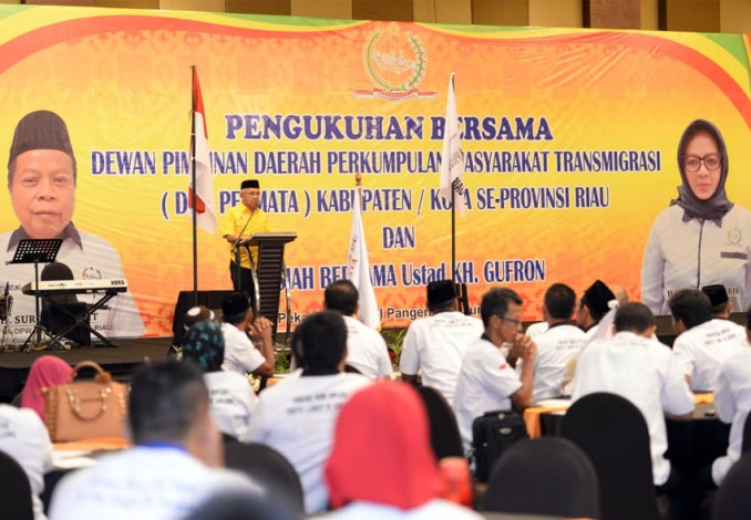 Perkumpulan Masyarakat Transmigrasi Riau Siap Menangkan Paslon Nomor 4