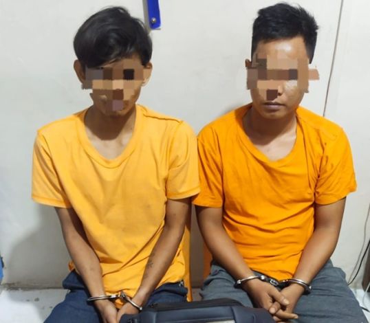 Dua Pengedar Narkoba di Inhil Ditangkap, 9 Paket Sabu Ikut Diamankan