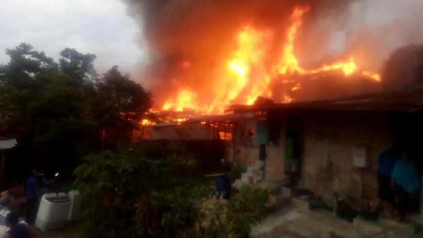10 Rumah di Asrama Pancasila Ludes Dilalap Api