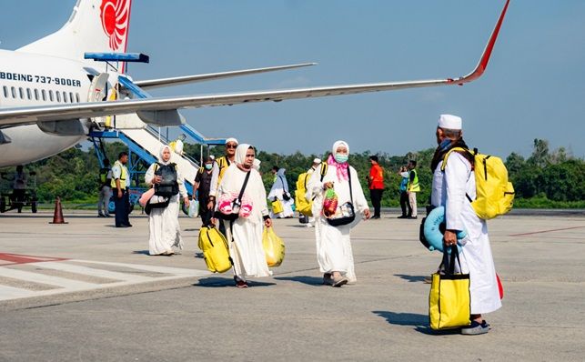 442 Jemaah Haji Riau Tiba di Tanah Air, Alhamdulillah Sehat Semua