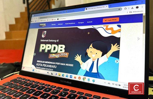 Hari Pertama PPDB SMP Pekanbaru, Ribuan Siswa Sudah Mendaftar