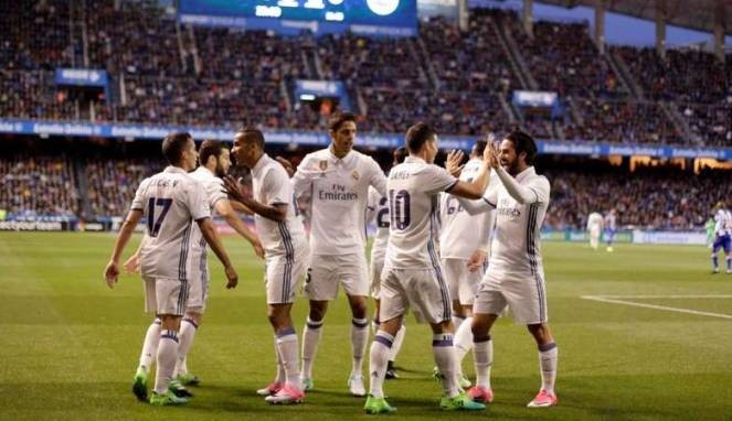 Madrid Sarangkan Setengah Lusin Gol ke Gawang Deportivo