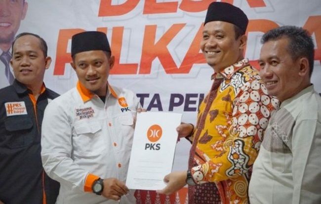 Diajak Agung Nugroho Berpasangan, Markarius Anwar Daftar Balon Wakil Walikota ke PKS
