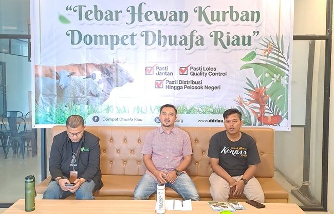 Dibagikan ke Daerah Terpencil, Dompet Dhuafa Riau Targetkan 400 Hewan Kurban