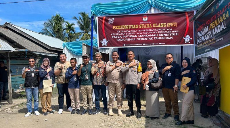 Pastikan Pelaksanaan Putusan MK Berjalan Sesuai Prosedur, Bawaslu Riau Awasi Langsung PSU di TPS 004 Sungai Lala